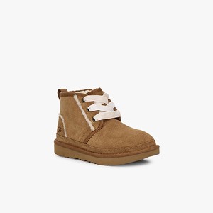 Ugg Neumel II Spill Seam Klassiska Stövlar Barn Bruna (195628PWN)